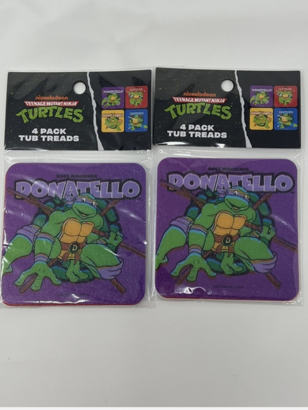3 NEW teenage mutant turtles Bathtub Safety Tub Treads Anti-Slip